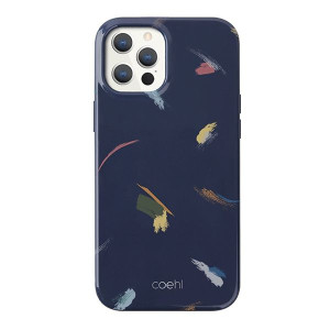 Uniq Etui Coehl Reverie Iphone 12/12 Pro 6,1" Niebieski/prussian Blue