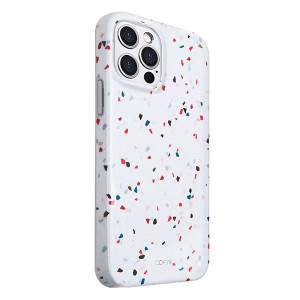 Uniq Etui Coehl Terrazzo Iphone 12/12 Pro 6,1" Biały/natural White