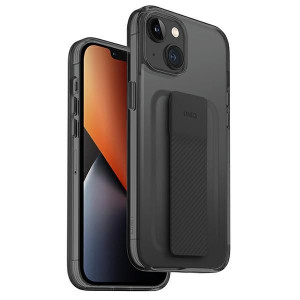 Uniq Etui Heldro Mount Iphone 14 6,1" Czarny/vapour Smoke