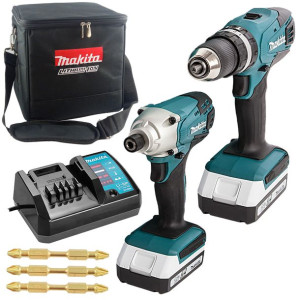 Wkrętarka HP457D + zakrętarka TD127D COMBO Makita