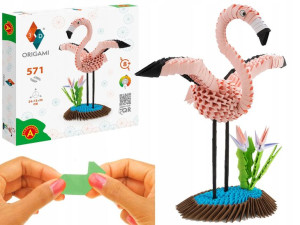 ALEXANDER ORIGAMI 3D Zestaw Kreatywny FLAMING 571e