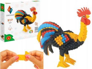 ALEXANDER ORIGAMI 3D Zestaw kreatywny KOGUT 517 el