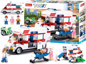 SLUBAN TOWN Klocki AMBULANS Karetka Pogotowia 328e