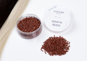 Keratyna włoska w granulkach - 25g - rudy brąz