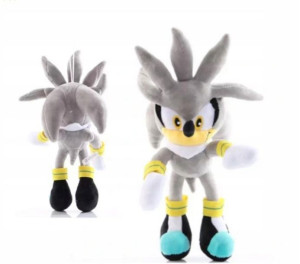 Maskotka Sonic Silver Pluszowy Jeż 30cm Zabawka