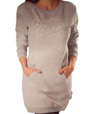 Bruno Banani sukienka bluza kieszenie szara S