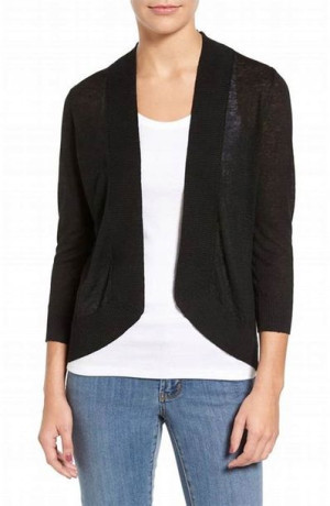 Czarny sweterek damski Calvin Klein XL