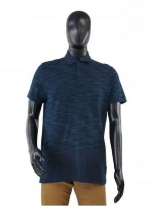 Bawełniana granatowa koszulka polo Calvin Klein S