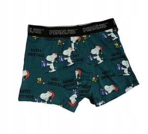 Świąteczne bawełniane bokserki Peanuts L/XL