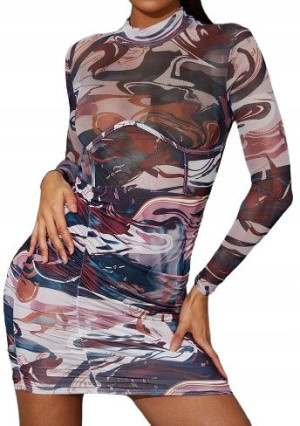 PrettyLittleThing sukienka siateczkowa 32