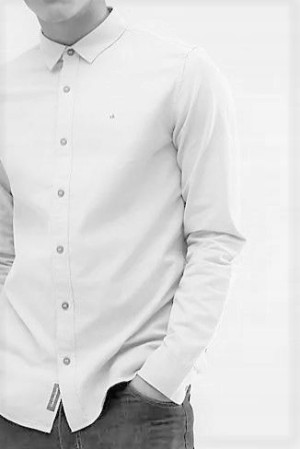 Bawełniana biała koszula męska CALVIN KLEIN XXL
