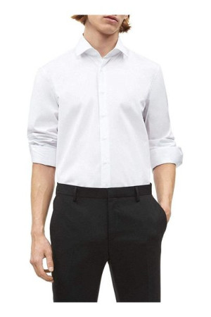 Koszula biała męska fitted CALVIN KLEIN Twil 43