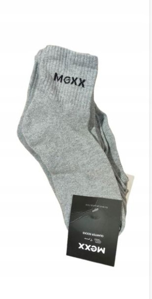 Mexx bawełniane szare skarpetki 4-pak 39-42