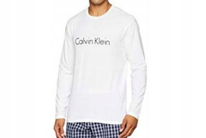 Bawełniana biała bluzka Calvin Klein L