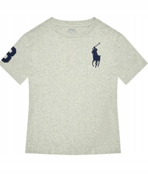 Polo Ralph Lauren t-shirt szary duży koń logo M