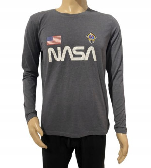 NASA góra od piżamy bluzka męska bawełna logo M