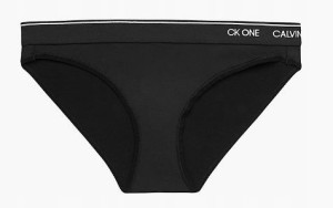 CALVIN KLEIN majtki czarne białe napisy M