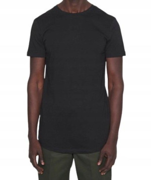 Tom Tailor bawełniany czarny t-shirt XL