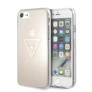 Guess GUHCI8SGTLGO iPhone 7/8/SE 2020 / SE 2022 złoty/gold hard case Glitte