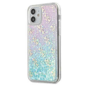 Guess GUHCP12SLG4GGBLPI iPhone 12 mini 5,4" różowy/pink hardcase Gradient L