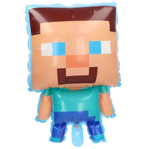 Balon foliowy Minecraft Ludzik 65 x 43 cm