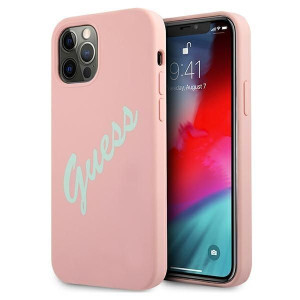 Guess GUHCP12MLSVSPG iPhone 12/12 Pro 6,1" różowo zielony/green pink hardca