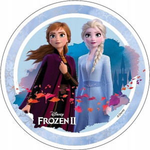 Opłatek Na Tort Kraina Lodu 2 Frozen 2 20 Cm Gruby