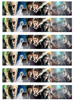 Opłatek Na Tort Harry Potter Na Bok Tortu Taśma