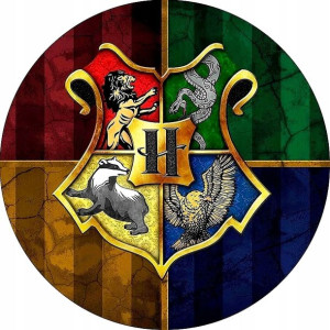 Opłatek Na Tort Harry Potter Okrągły Gruby 20cm