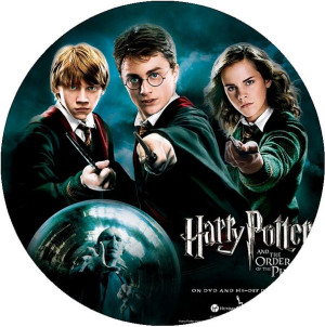 Opłatek Na Tort Harry Potter Okrągły Gruby 20cm