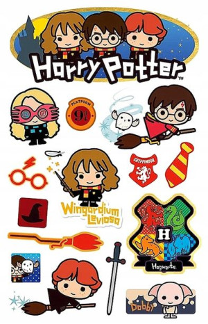 Opłatek Na Tort Harry Potter Postacie 29x20cm