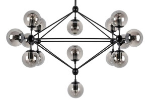 Lampa wisząca PLANETARIO 15 czarna