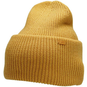 Czapka damska 4f żółta h4z22 cad007 71s