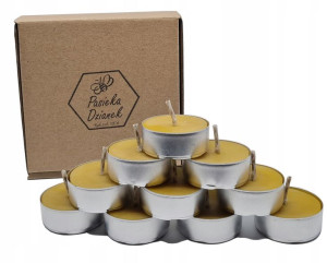 Podgrzewacz Tealight z wosku pszczelego 4cm -10szt