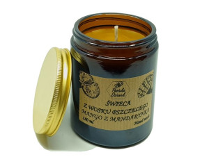 Zapachowa świeca z wosku pszczelego-Mango