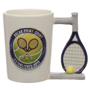 Kubek Tenisisty z uchem 3D 400ml Tenis