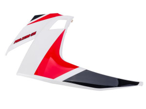 Osłona przednia boczna do Zipp PRO XT RS 125 prawa bialo/czerwona