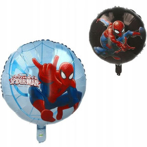 Balon foliowy Spiderman Okrągły Dwustronny 45cm