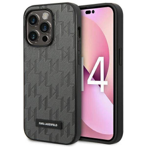 Oryginalne Etui IPHONE 14 PRO Karl Lagerfeld Hardcase Saffiano Mono Metal L
