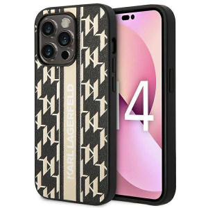 Oryginalne Etui IPHONE 14 PRO Karl Lagerfeld Hardcase Monogram Stripe (KLHC