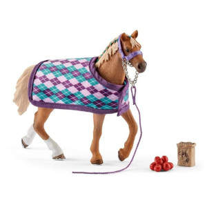 SCHLEICH Kon rasy angielskiej z kocem