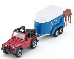Siku SIKU Jeep z przyczepą dla koni