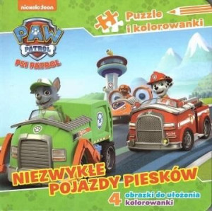 Książeczka z puzzlami. Niezwykłe pojazdy piesków praca zbiorowa