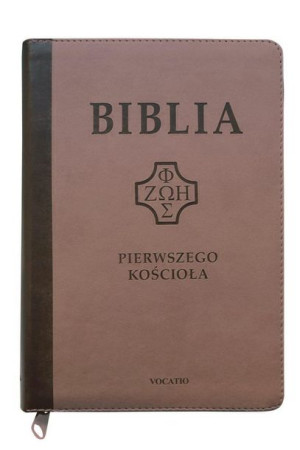 Biblia pierwszego Kościoła beż z paginatorami praca zbiorowa