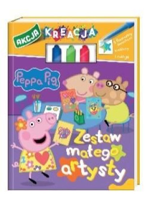 Świnka Peppa. Akcja Kreacja. Zestaw małego artysty praca zbiorowa