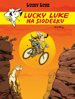 Lucky Luke na siodełku Mawil, Mawil, Katarzyna Łakomik