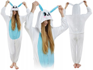 KIGURUMI ONESIE DRES Ciepła PIŻAMA Kombinezon M