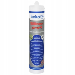 Silikon Pro4 Uniwersalny Beko Popielaty Beton 310 Ml