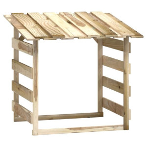Pergola ogrodowa z daszkiem, 100x90x100 cm, drewno sosnowe