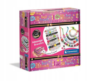 Clementoni: Crazy Chic - Bransoletki z wiadomością